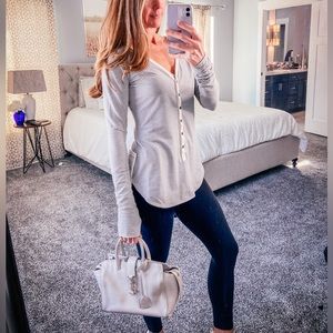 LuLulemon Awesoma Henley Long Sleeve Shirt-NWT🔥